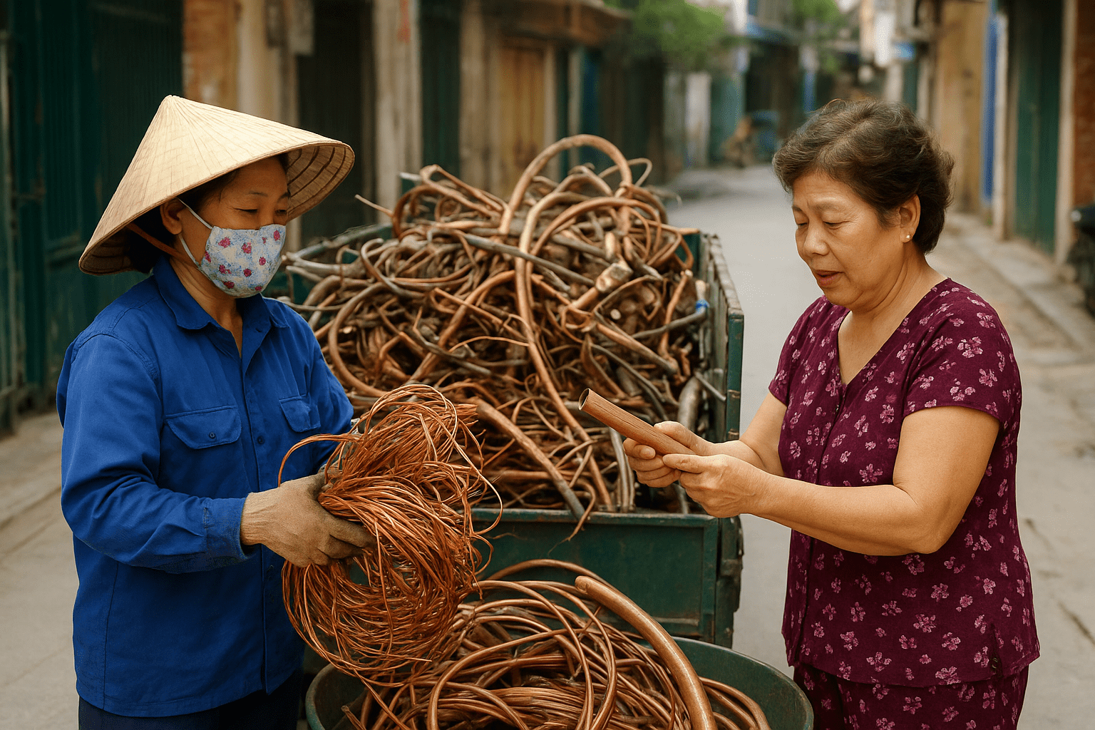 Thu mua phế liệu đồng giá cao tại Bạch Mai
