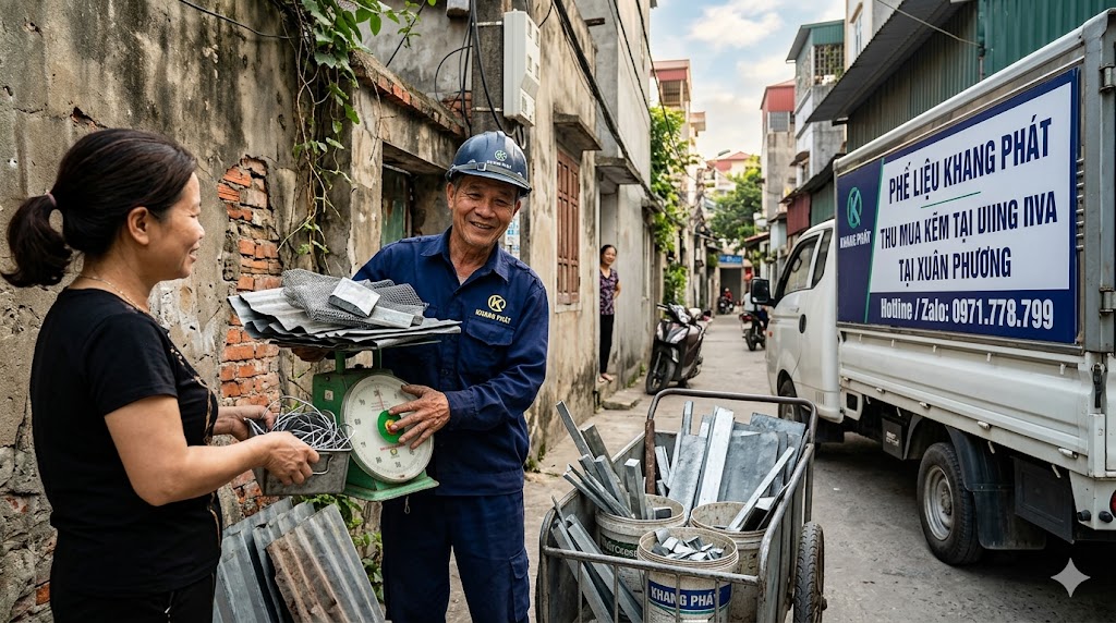 Thu Mua Phế Liệu Kẽm Tại Xuân Phương Giá Cao Số 1 | Khang Phát