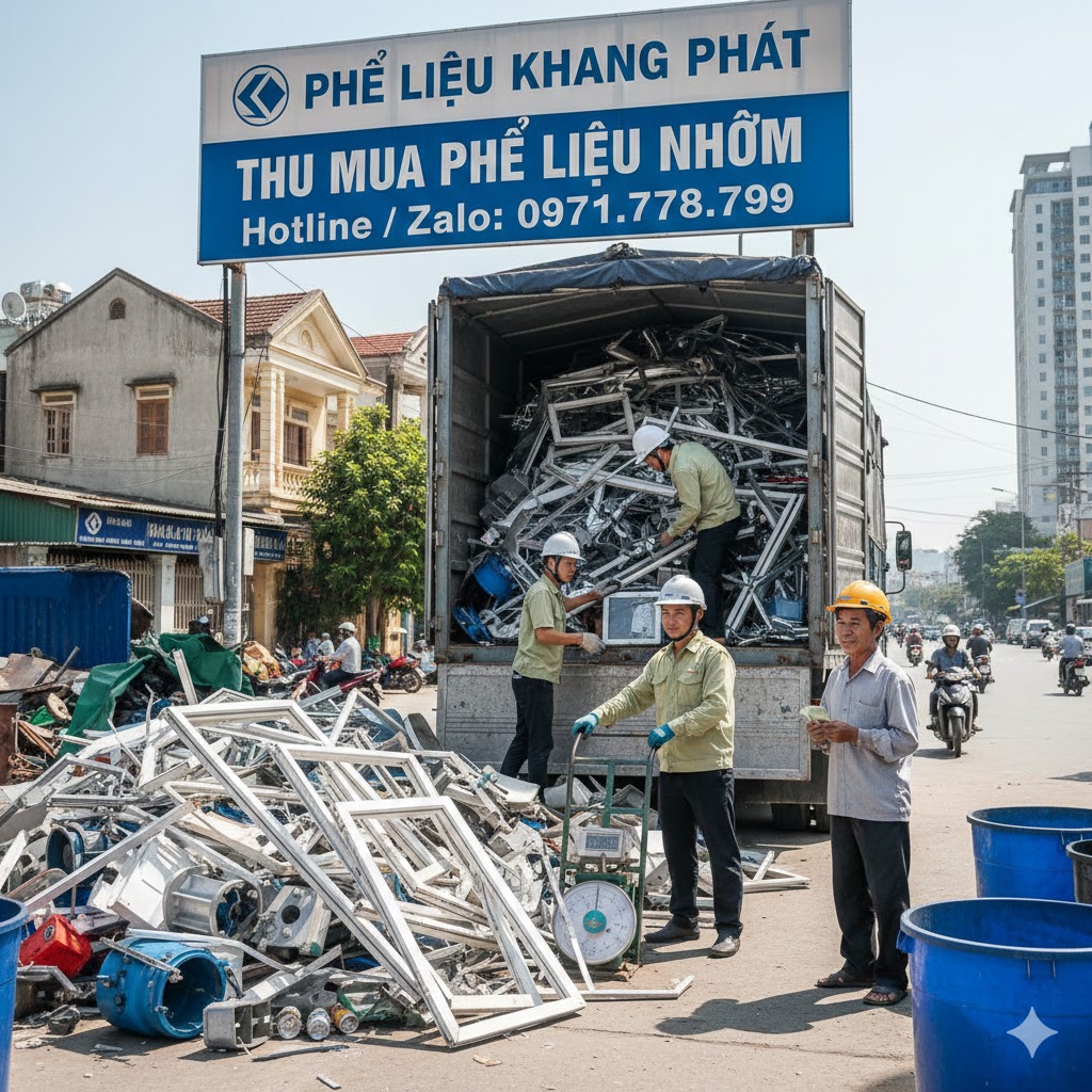 Thu Mua Phế Liệu Nhôm Tại Định Công Giá Cao - Phế Liệu Khang Phát