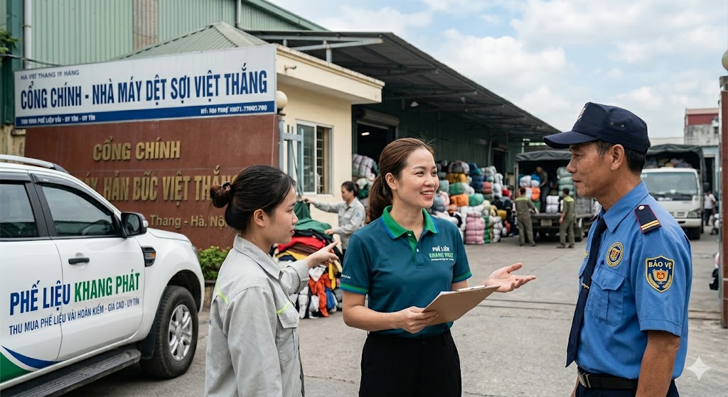 Thu Mua Phế Liệu Vải Tại Đống Đa Giá Cao | Phế Liệu Khang Phát